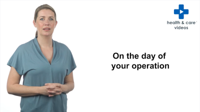 On the day of your operation Thumbnail