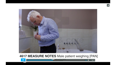 Measure Notes - Male patient weighing (PAN) Thumbnail