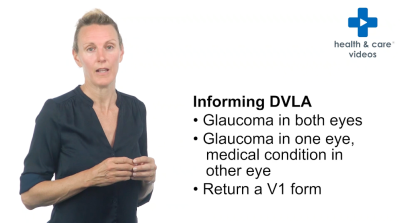 Informing the DVLA about glaucoma and support for severe vision loss Thumbnail