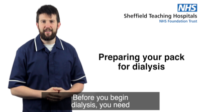 Preparing your pack for dialysis Thumbnail