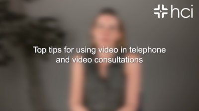 Top tips for using video in telephone and video consultations Thumbnail