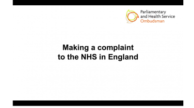 Tips on making a complaint to the NHS in England Thumbnail