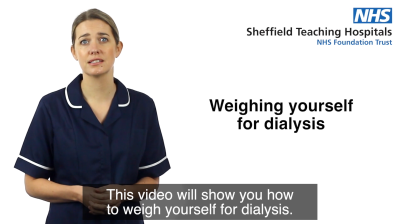 Weighing yourself for dialysis Thumbnail