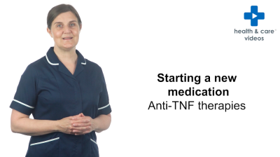 Starting a new medication Anti-TNF therapies Thumbnail