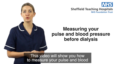 Measuring your pulse and blood pressure before dialysis Thumbnail