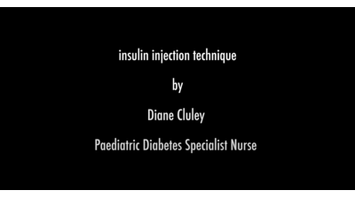 Insulin injection technique Thumbnail