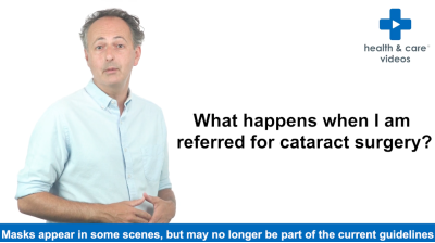 What happens when I am referred for cataract surgery? Thumbnail