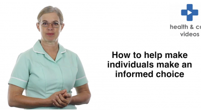 How to help individuals to make an informed choice Thumbnail