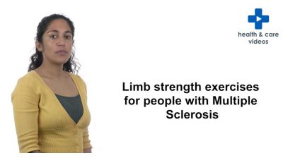 Limb strength exercises for people with Multiple Sclerosis Thumbnail