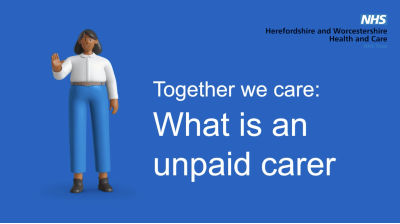 Together we care - What is an unpaid carer? Thumbnail
