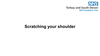 Scratching your shoulder Thumbnail