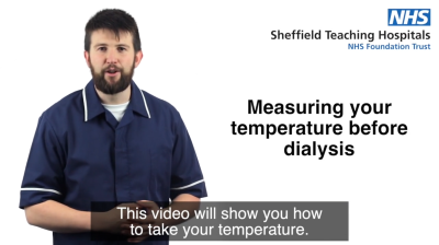 Measuring your temperature before dialysis Thumbnail