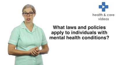 What laws and policies apply to individuals with mental health conditions Thumbnail